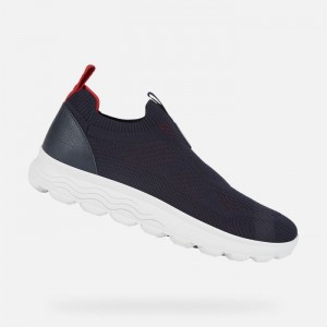 Geox Spherica Slip On Panske Námornícka Modrá | 31854-HYBI