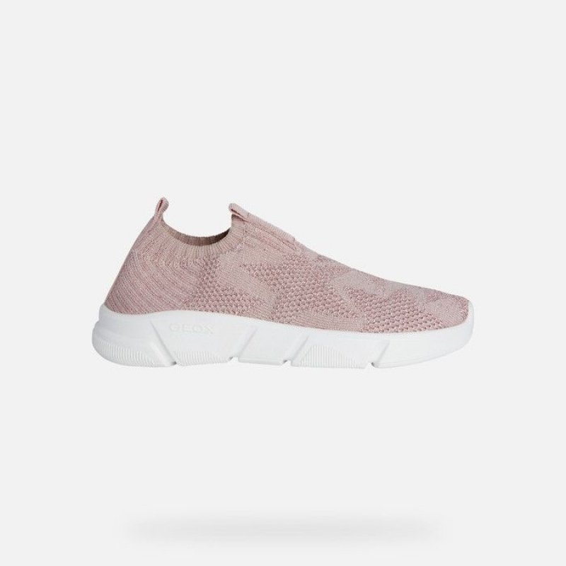 Geox Aril Slip On Dievcenske Svetlo Ruzove | 87509-YBMU