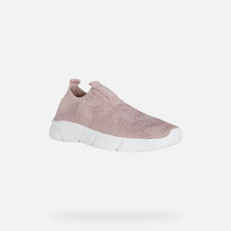 Geox Aril Slip On Dievcenske Svetlo Ruzove | 87509-YBMU