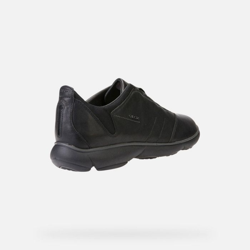 Geox Nebula Slip On Panske Čierne | 76432-QKGC