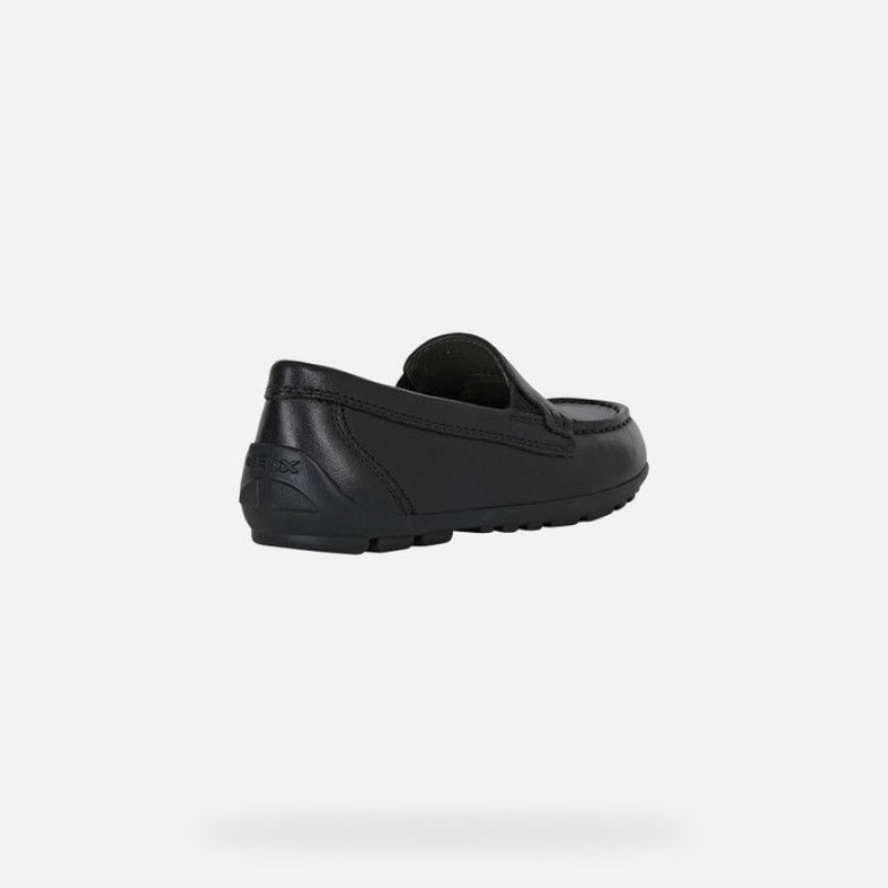 Geox New Fast Slip On Chlapcenske Čierne | 06317-YFHV