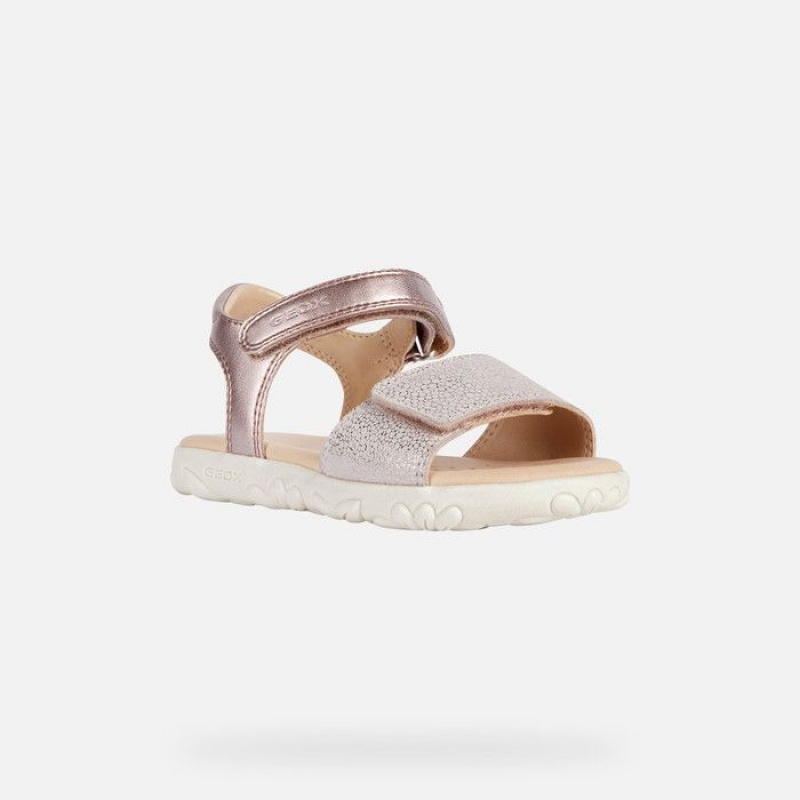 Geox Sandal Haiti Sandale Dievcenske Svetlo Ruzove | 35081-TQEW